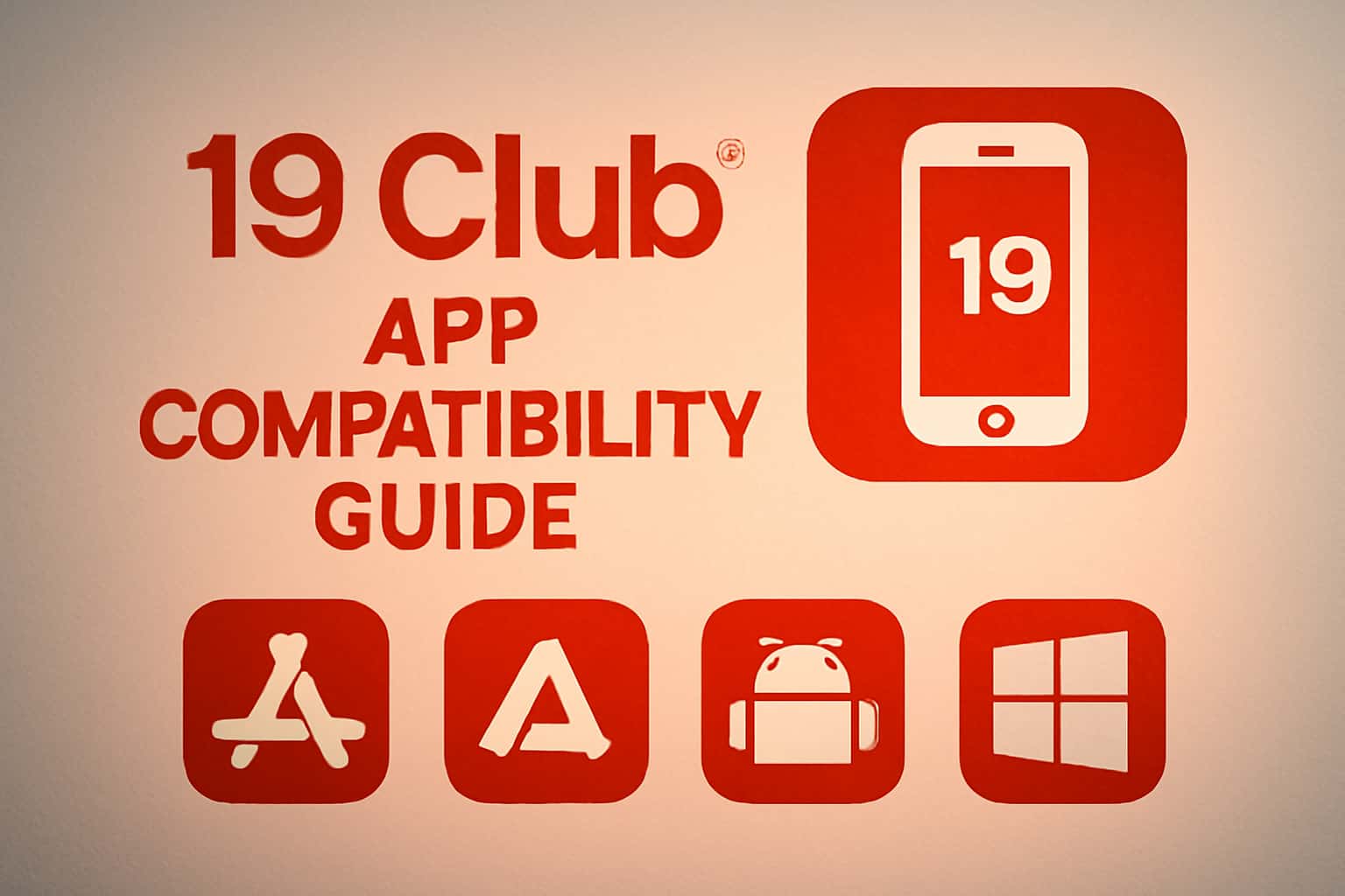 A visual representation of the 19 Club App Compatibility Guide highlighting key features.