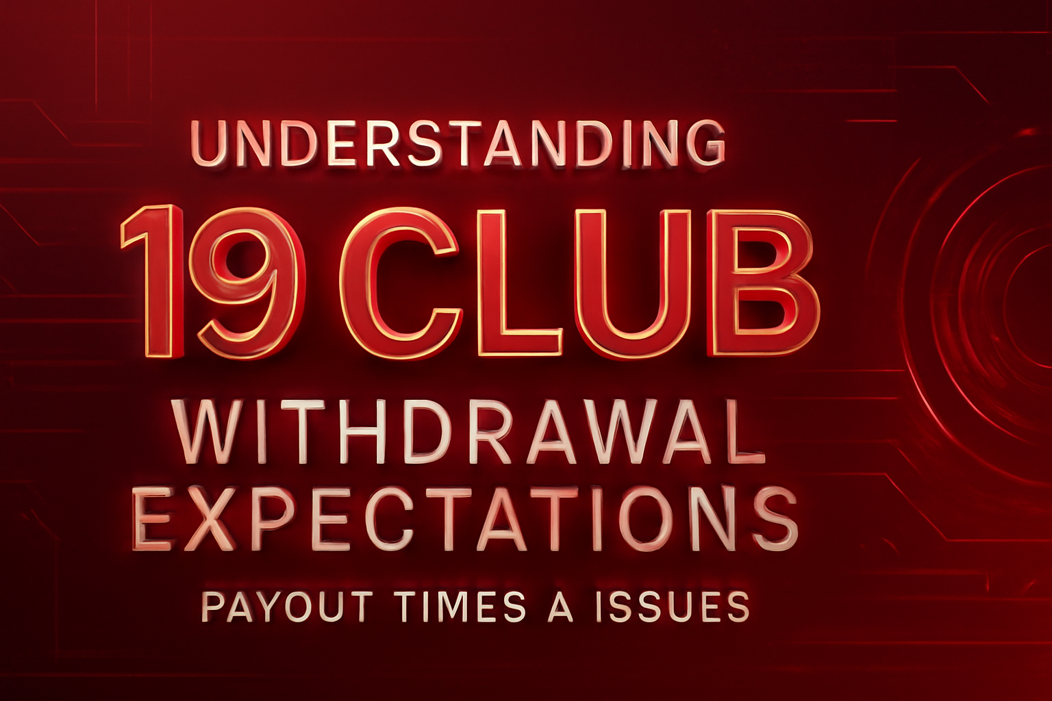 A visual representation of troubleshooting login issues for the 19 Club, showcasing the text '19 Club'.